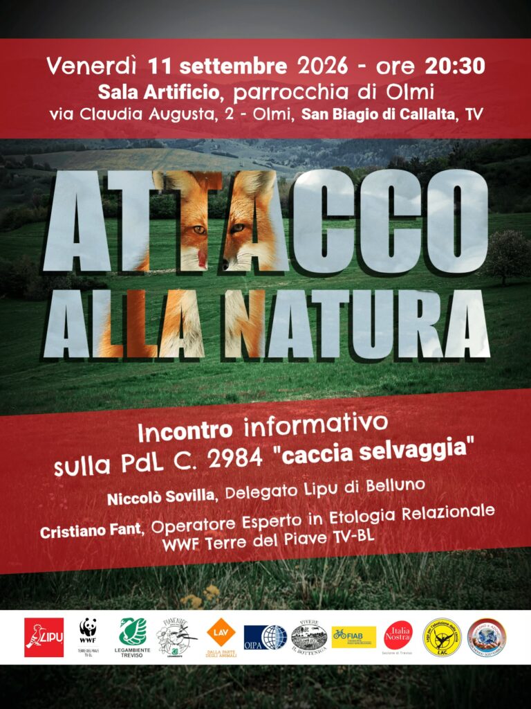 Attacco alla natura – Venerdì 11 settembre 2026 ore 20.30